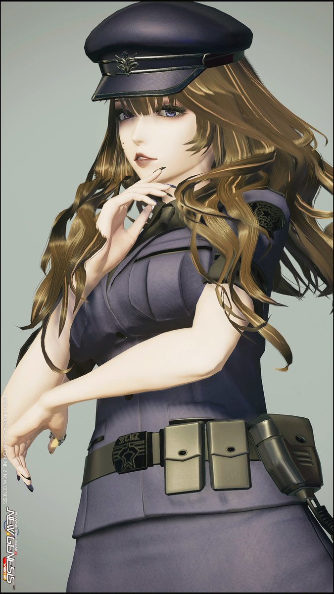 #メンテの日じゃないけどssを貼る
#PSO2NGS_SS
#PSO2NGS

ポリスコーデ。