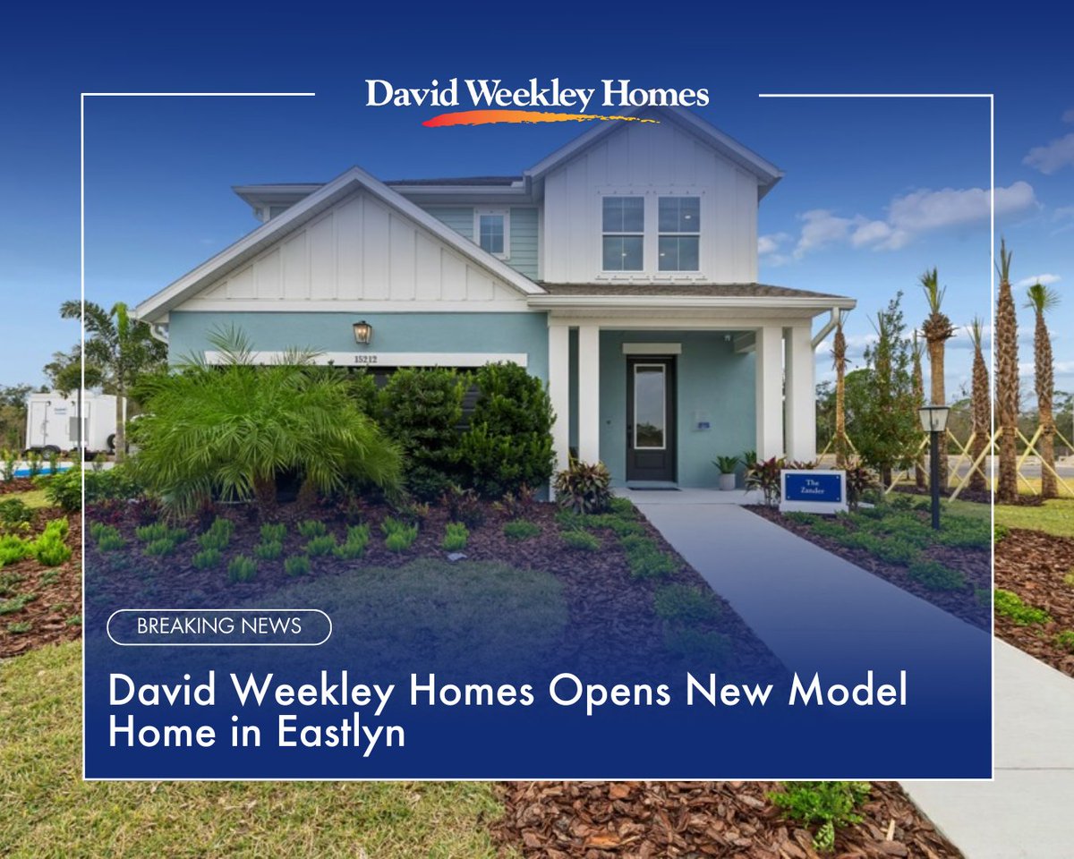 David Weekley Homes tweet media