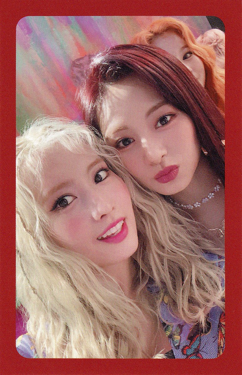 sweet9_venus's tweet photo. [SCAN] TWICE THE 9TH MINI ALBUM 'MORE &amp; MORE' "Photocard" Front &amp; Back - Unit  

#TWICE #트와이스 #ONCE #원스 
#MOREandMORE https://t.co/jTQWDoVbHL
