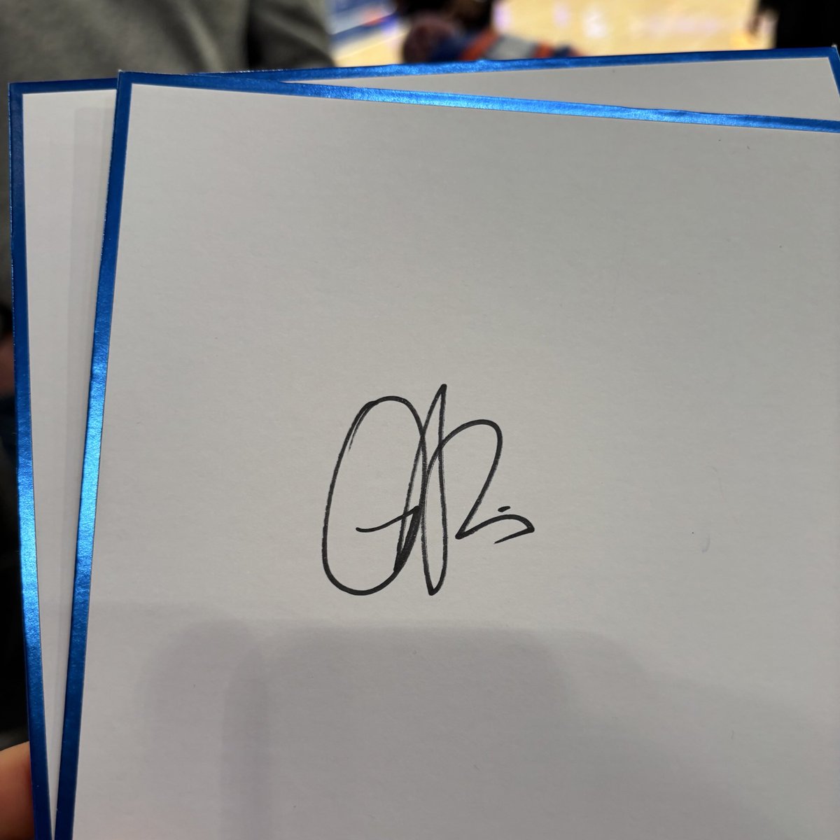 OGからサイン貰えて神………