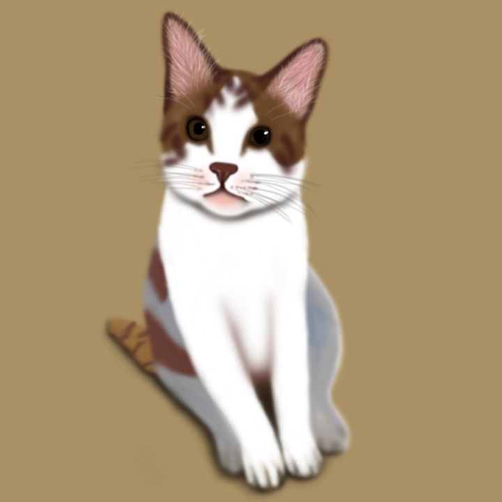 BatBratsDesigns's tweet photo. Art of the Day! "Ginger Beans My Cat". Buy at: https://t.co/nDtfVN7Ht1 https://t.co/veeMprQFQ9