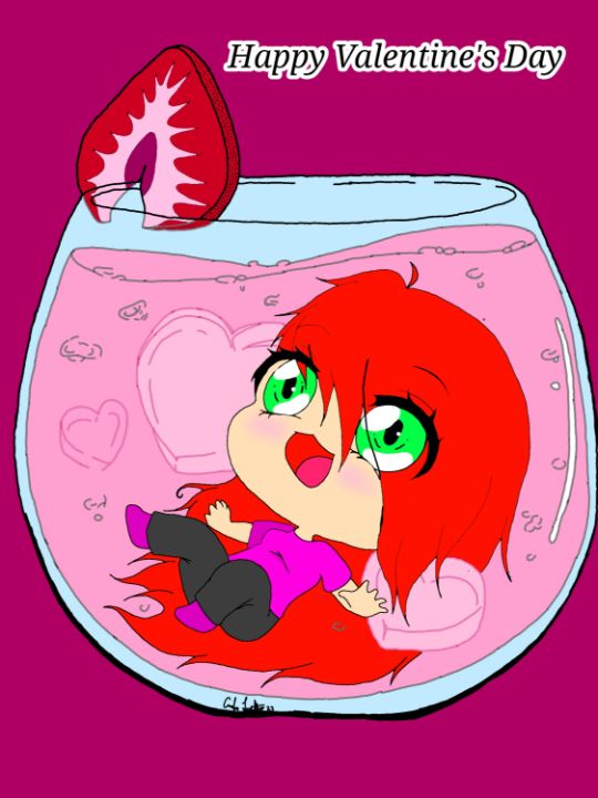 KyandiCreates's tweet photo. Art of the Day! "Happy Valentine's Day". Buy at: https://t.co/2qQvgsandL https://t.co/YyOUkl8SM0