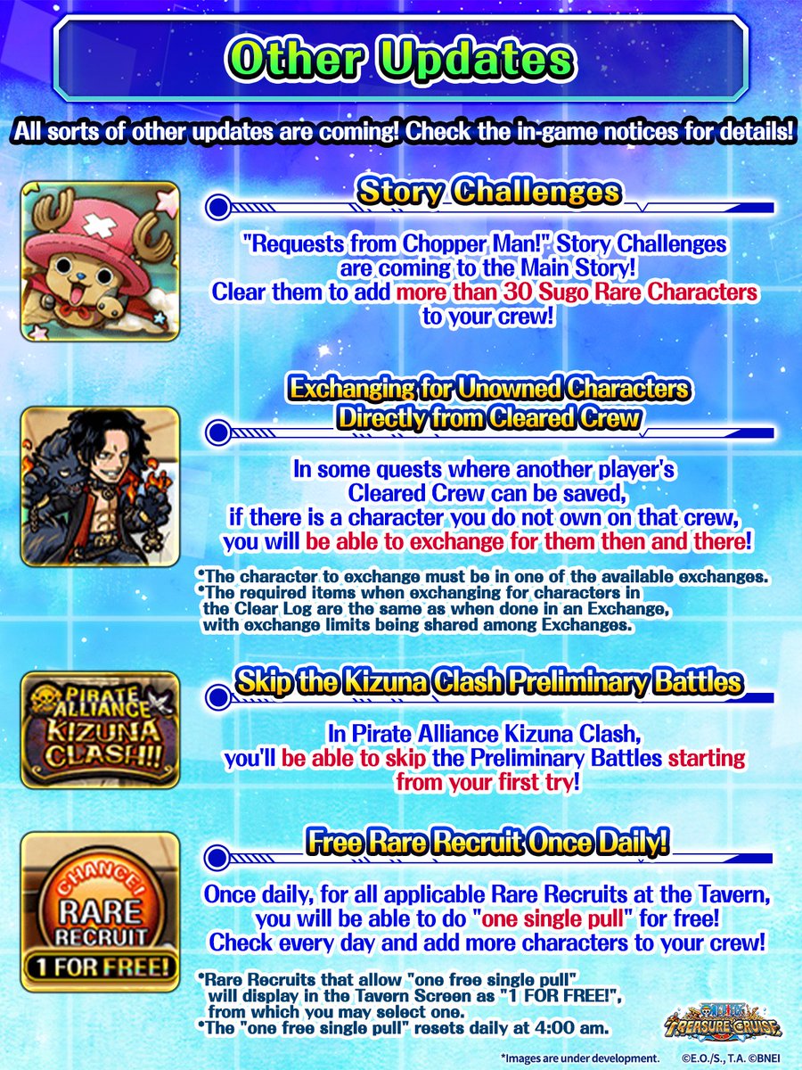 ONE PIECE Treasure Cruise tweet media