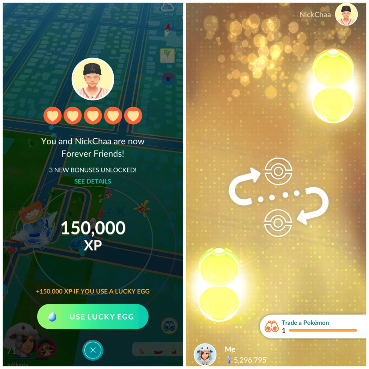 My first forever frienddddd and remote trade!! 🤝 <a href="/DuxxDynasty/">Nick🦆</a> 🤓