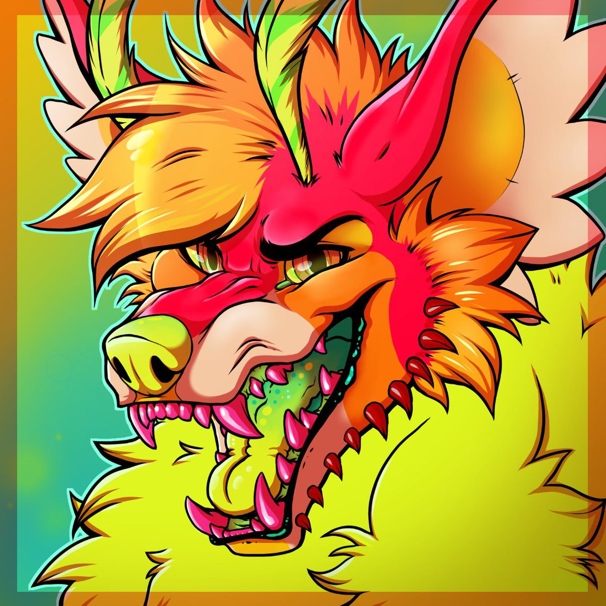 Neon_Peppermint's tweet photo. Open for a few icon c()mmissi()ns! Any species, toony or semi realistic styles. #furryartist #furry #furryfandom #dinoart #dragonart #scaley https://t.co/cH4qa9hzEU