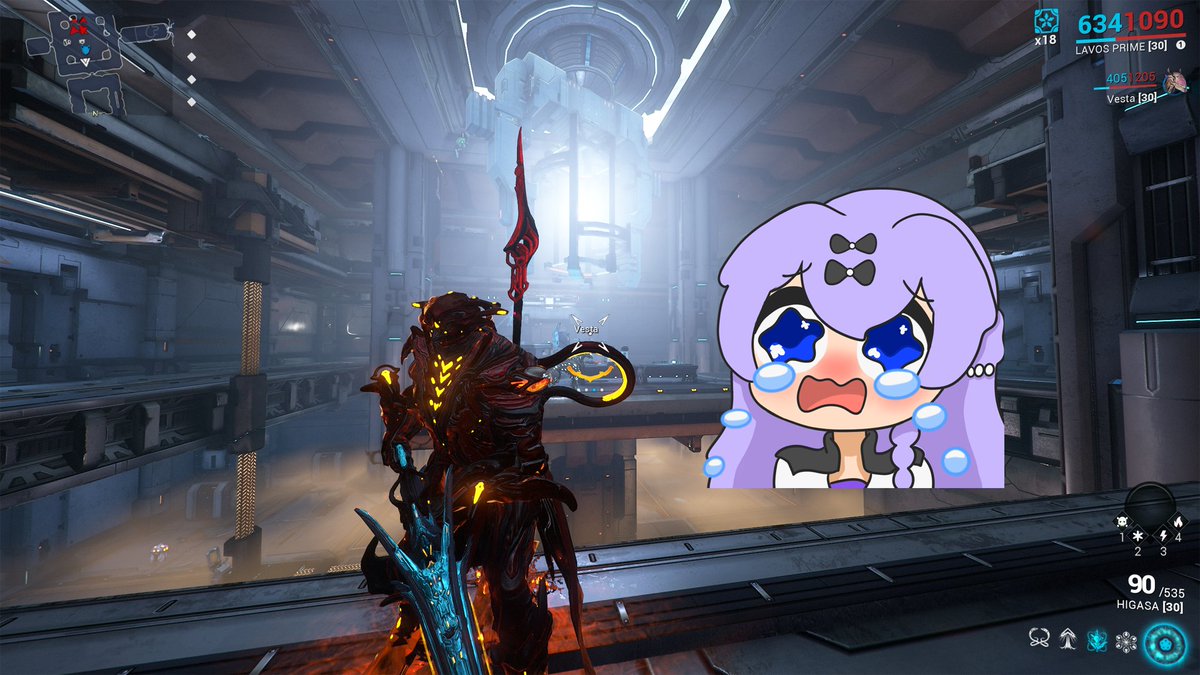 conchas_please's tweet photo. On Fortuna and I've been stuck in this building for 30 minutes!! Don't want to abort and lose my stuff  T~T

#warframe #babytenno #vtuber https://t.co/YX7t1SnBjC