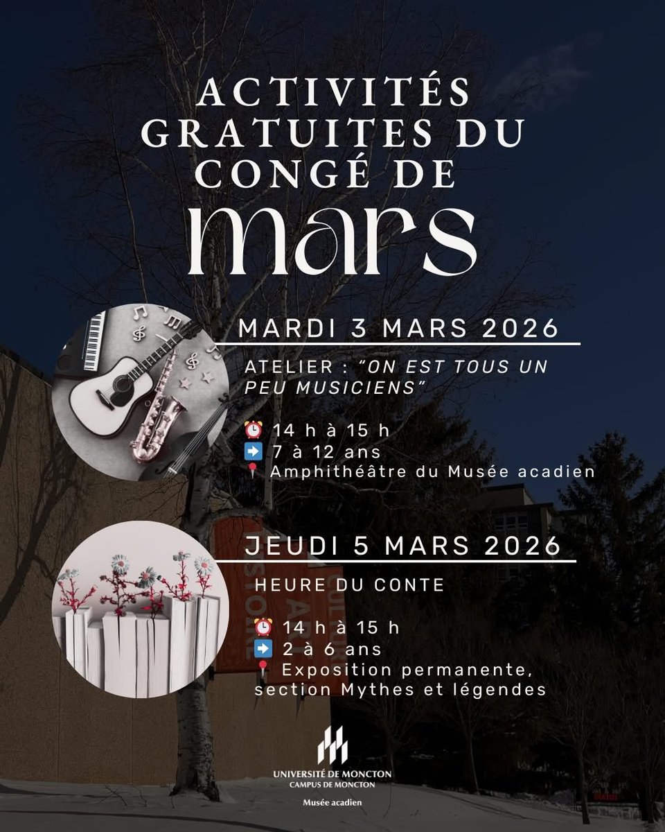 Musée acadien tweet media