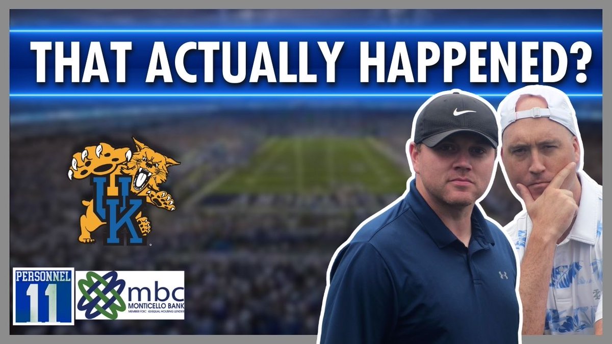 AdamLuckettKSR's tweet photo. A lot has happened with the Kentucky football program over the last 7 months. What were the biggest takeaways from this wild ride?

We're diving into that tonight on 11 Personnel.

https://t.co/jkQGnfsAiw https://t.co/tnENfMdPBp