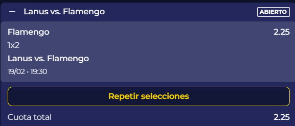 HOY LE VOY A FLAMENGO... ESTA DE VISITA PERO A MI PARECER, PUESTO POR PUESTO, ES SUPERIOR A LANUS... #LIBERTADORES #SUDAMERICANA #RECOPA