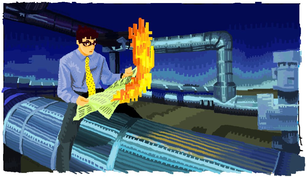 repaint of a photo of his i really like #blur #mspaint