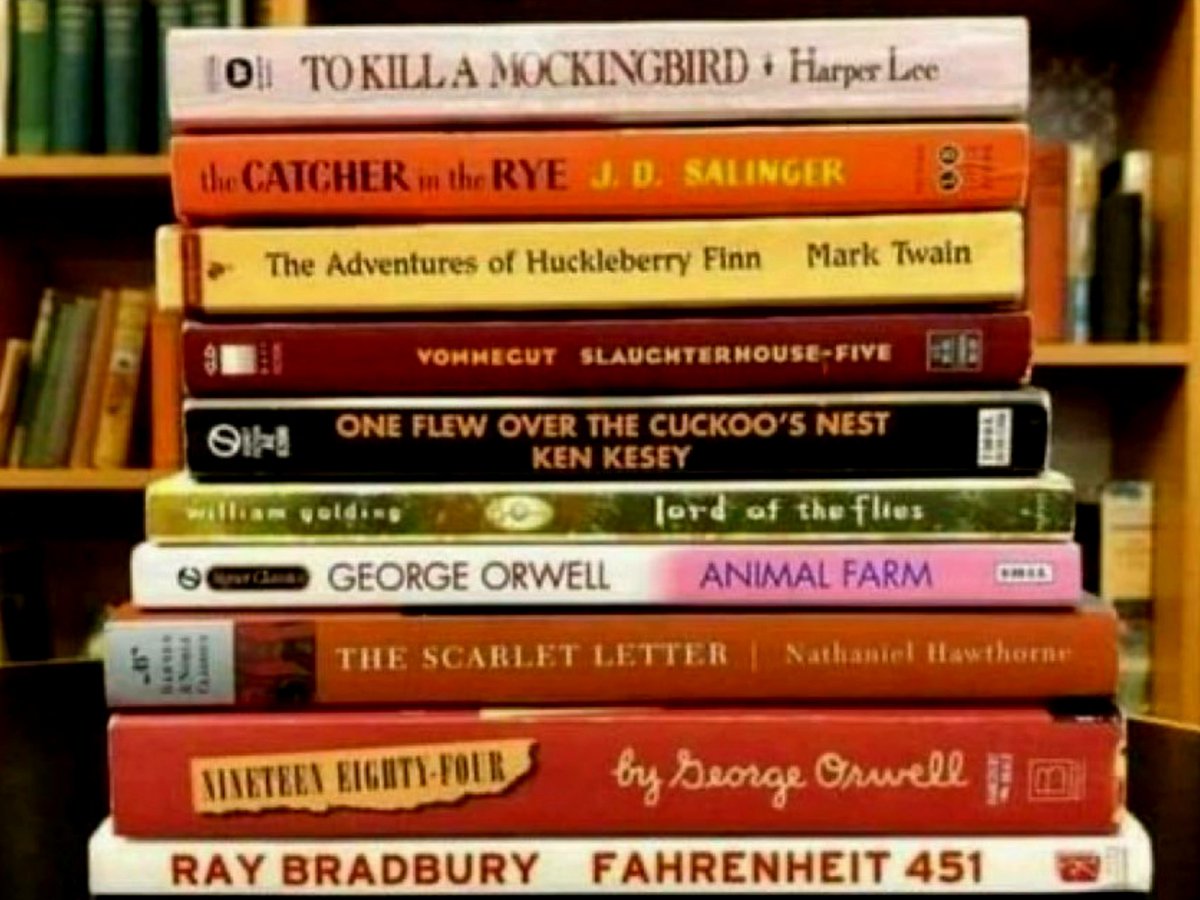 These are just some of the books Republicans have banned in school and public libraries around the country.

Who's read any of these ??