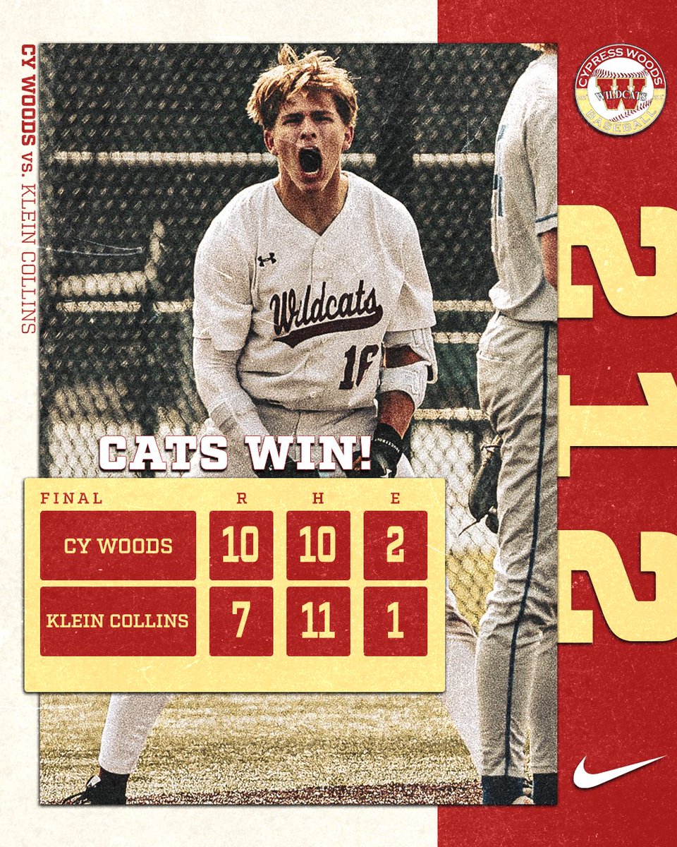 Cypress Woods Baseball tweet media