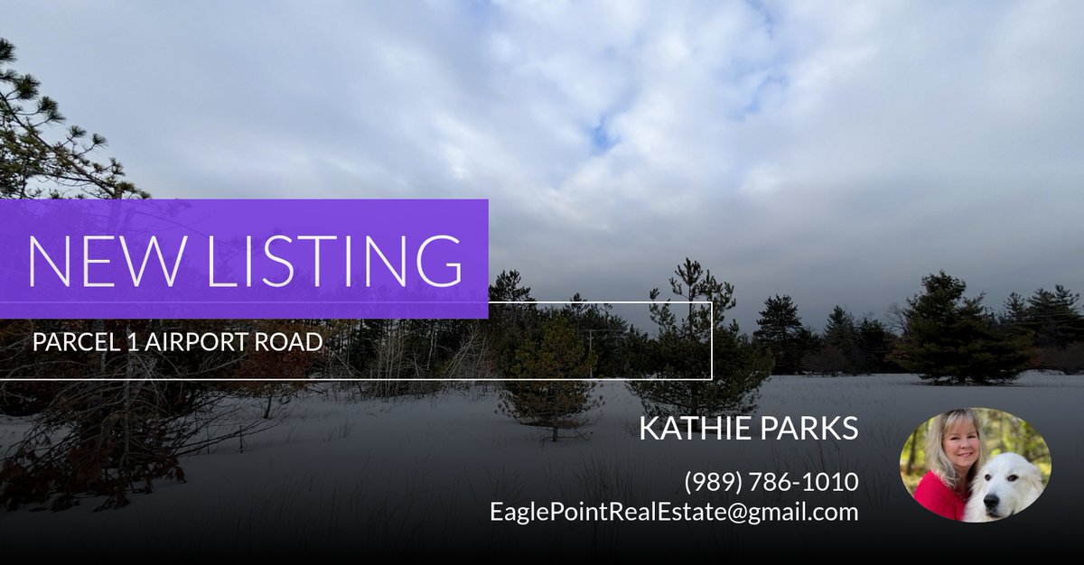 LewistonRealtor's tweet photo. 📍 New Listing 📍 Take a look at this fantastic new property that just hit the market located at Parcel 1 Airport Road in Lewiston. Reach out to one of us here or at (989) 786-1010 for more information

Listed by Kathie Parks at Ea... https://t.co/MKn4cc3rs7 https://t.co/y4EbAStcQx
