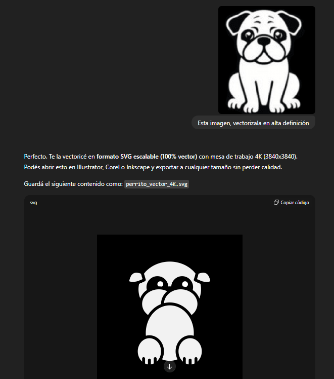 A mi el chat GPT me está boludeando, o no le encuentro la vuelta. Una tras otra y hace lo que se le canta los huevos. Me cago en la IA