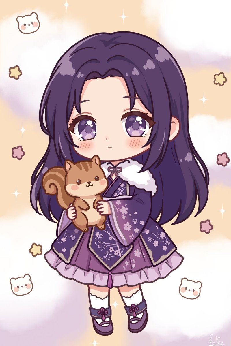 LOOK WHAT <a href="/K__Wolford/">🔭🎏Wølførd❤️‍🔥</a> MADE FOR ME IT'S SO PWETTYYYY it's not the one i commissioned so it came as a total surprise uwaaaaa thank youu wolfyy 🥹😭💜💜💜

i might need to make an art tag... 👀