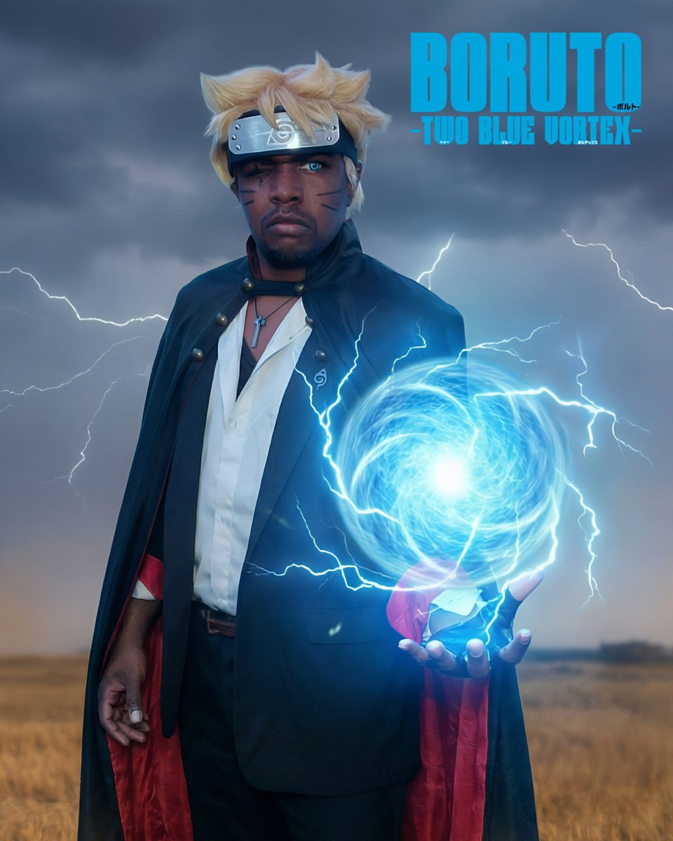 kingdrell's tweet image. Day 19 of 28. Here is an anime photoshoot of my Boruto cosplay from the manga Boruto Two Blue Vortex and the anime Boruto Naruto Next Generations for the 28 days of black cosplay for Black History Month 

#28daysofblackcosplay #blackcosplayer #naruto #boruto #narutocosplay