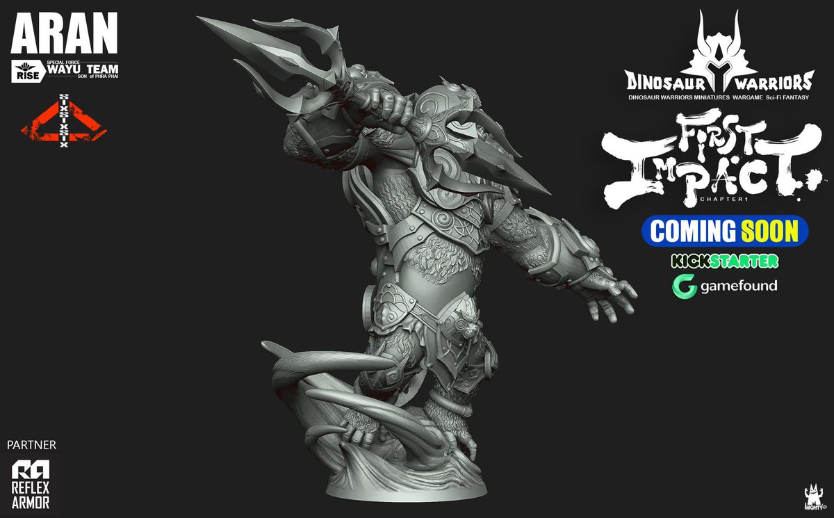 Monsterink_NFT's tweet photo. •DINOSAUR WARRIORS MINIATURES WARGAME Sci-Fi FANTASY
•RISE_ARAN
#MightyPro #dinosaurwarriors #miniature
#kickstarter #kickstartercampaign https://t.co/Y0nleyrkIp
