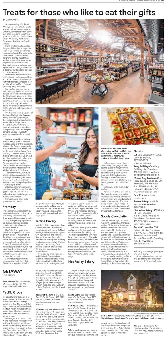 If you haven't been to V. Sattui Winery's new Mercato del Gusto upscale deli and marketplace in St. Helena, you are really missing out. Shelves brim with housemade delights! #sanfranciscochronicle