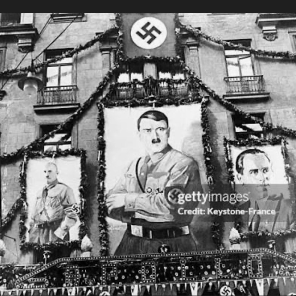 @Logically_JC “Don’t call us NAZIS!” Large images of Hitler plastered ...