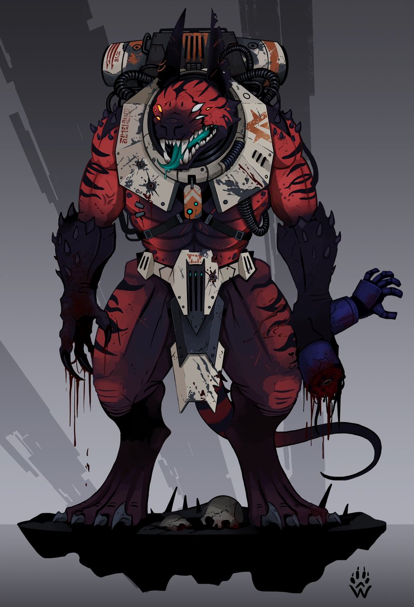 Adult Bharghesi 

#warhammer40k #conceptart #warhammercommunity