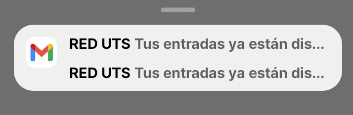 la notificación de la felicidad
