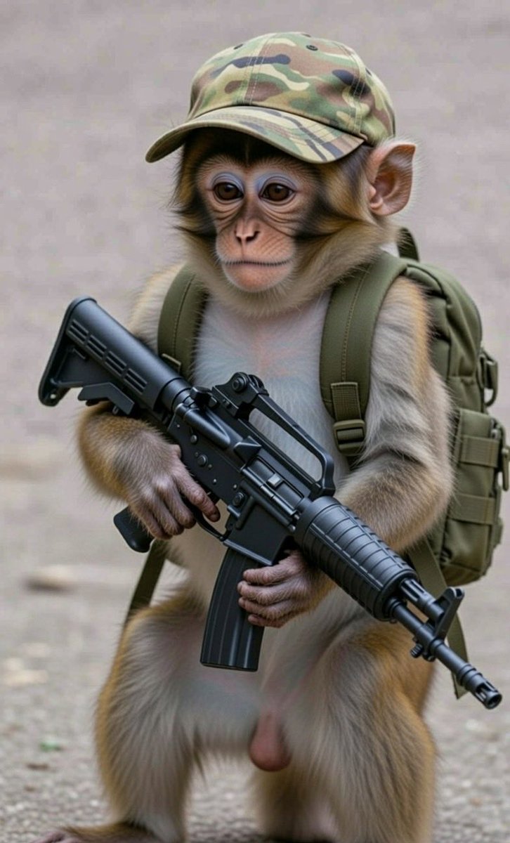 El monito al día siguiente si hubiera nacido en los Estados Unidos:

“Ahora me van a aceptar por lo civil o por lo criminal”