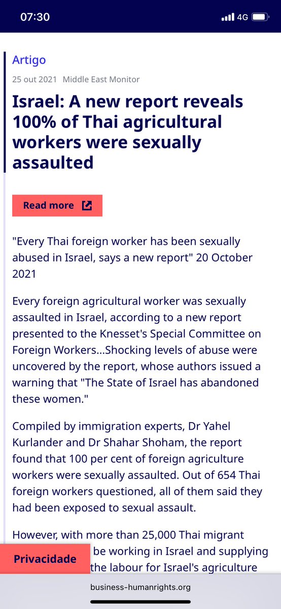 มันมีคีย์เวิร์ดนึงที่ดังมากในตปท. ที่เกี่ยวกะคนไทยโดยตรง แต่คนไทยไม่ค่อยพูดถึงคือ
“100% of thai workers"
ถ้าค้นหาจะเจอบทความนี้
ลองหาอ่านดู