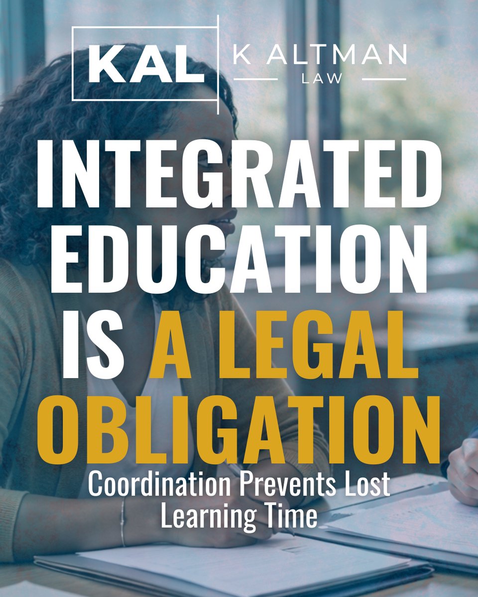KeithAltman9's tweet photo. DOJ case summary highlights settlement focused on integrated education for foster youth with disabilities. Coordination (records, enrollment, IEP delivery) is the compliance hinge. General info only.

Read more: https://t.co/uirp0GnBLN 

General info only—not legal advice. https://t.co/uANhc0G9y2