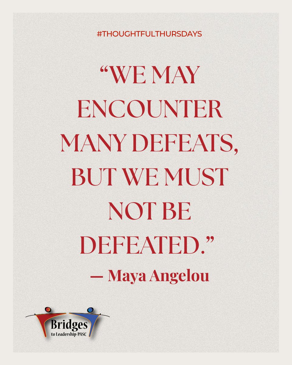 Bridges to Leadership (PASC) tweet media