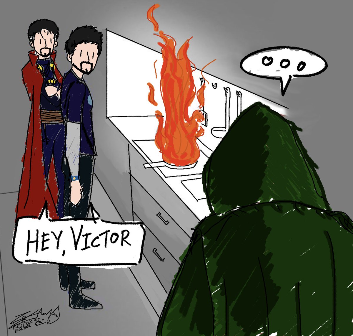 Doom: What are you two doing?
#DoomTony #DoomIron #DoomStrange