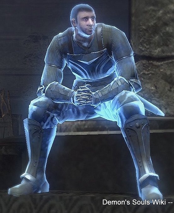 Mangalawyer's tweet image. The Crestfallen Warrior in Demon’s Souls vs. Demon’s Souls Remake, by the now-defunct studio Bluepoint Games.