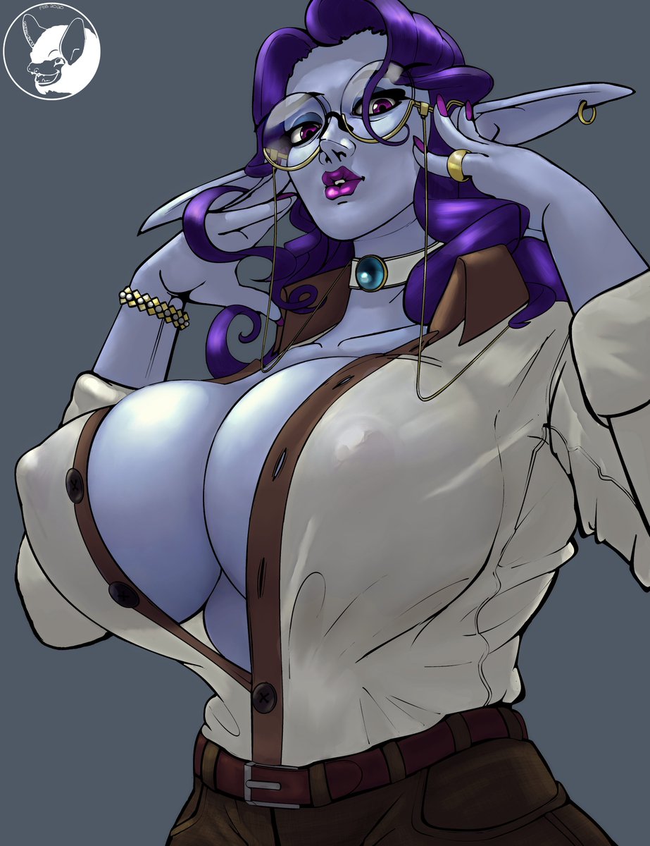 Tabitha recoloring is done!
Old has white stamp, black is new.