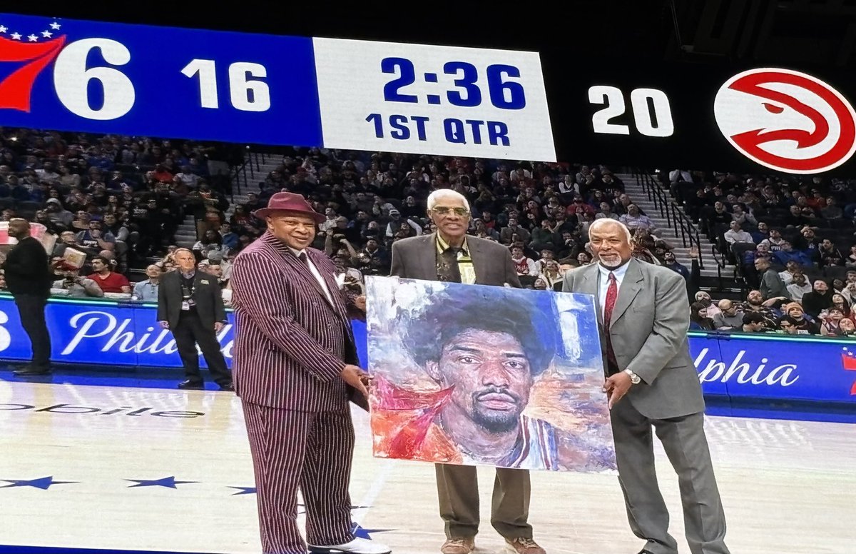 76 for 76ers legend Dr. J

The Sixers honoring Julius Erving for his 76th birthday tonight