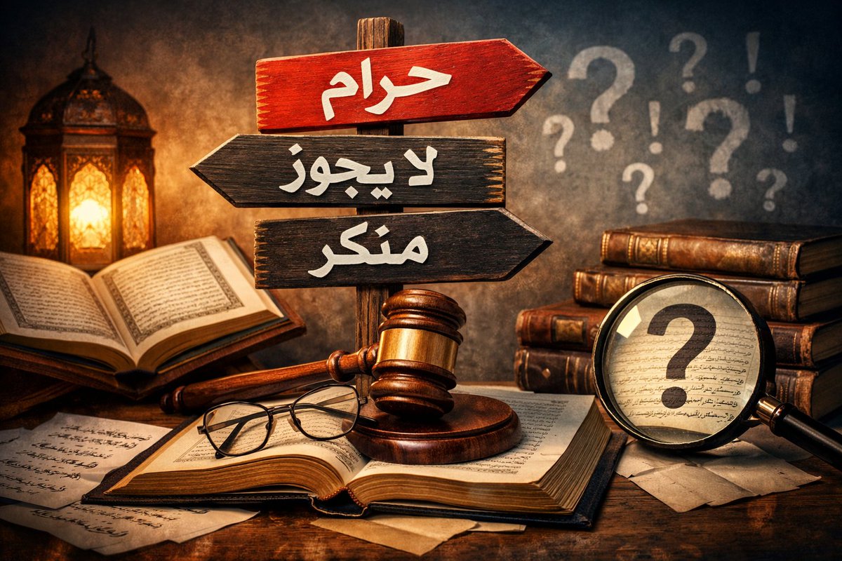 (ثقافة التحريم السريع)

من الملاحظ أن عددًا من الذين تصدَّروا للفُتيا، يجيبون عن أي استفتاء بقولهم: "حرام، لا يجوز، منكر"؛ ثم لا يأتون بالدليل على ذلك، ولا يذكرون تعليلًا معتبرًا، ولا يبيِّنون وجه الاستدلال من نصٍّ أو قاعدةٍ أو أصلٍ شرعيٍّ منضبط.

وبفعلٍ كهذا، يتحوَّل الإفتاء من