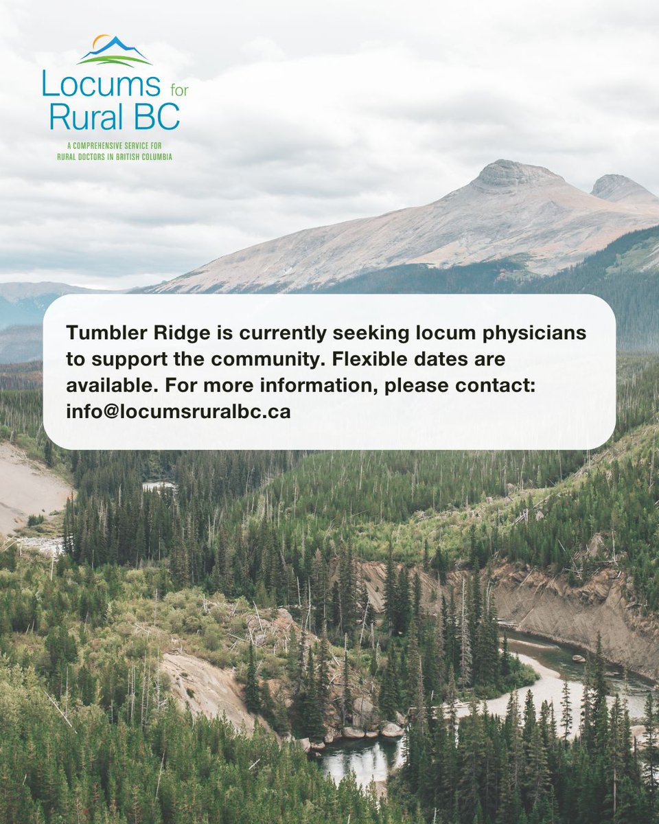 Locums for Rural BC tweet media