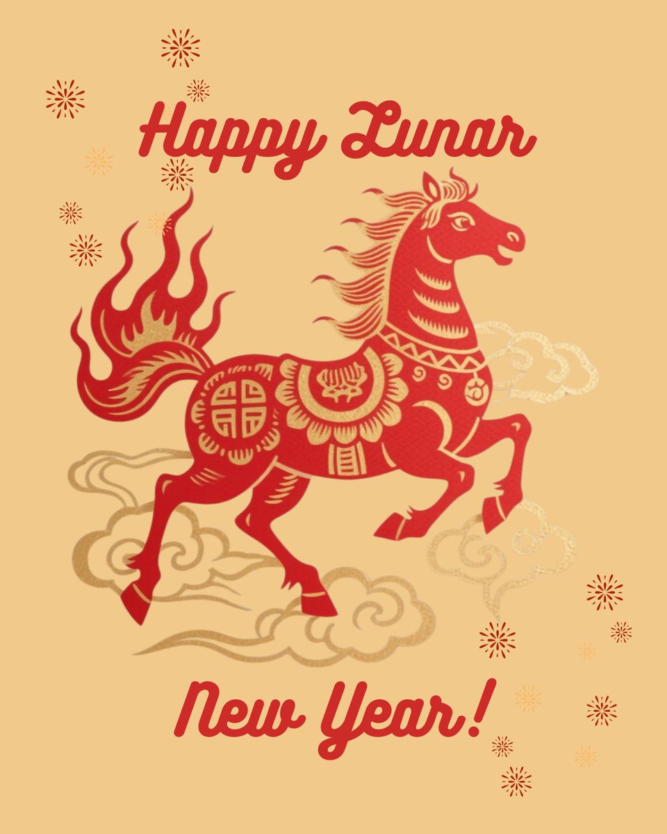 In the spirit of 2026, the Year of the Fire Horse, we embrace the power it carries, energy, momentum, creativity, and bold forward progress. #YearOfTheHorse
#FireHorse2026 #HappyLunarNewYear