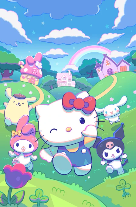Had the wonderful opportunity to do a cover for this upcoming Hello Kitty comic! Hope everyone enjoys when it's out. : )