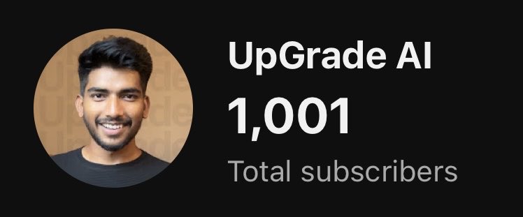 tkanu025's tweet photo. We crossed it today @YouTube! 

Let’s upgrade ourselves in AI together! https://t.co/Y7q9SE2BEc