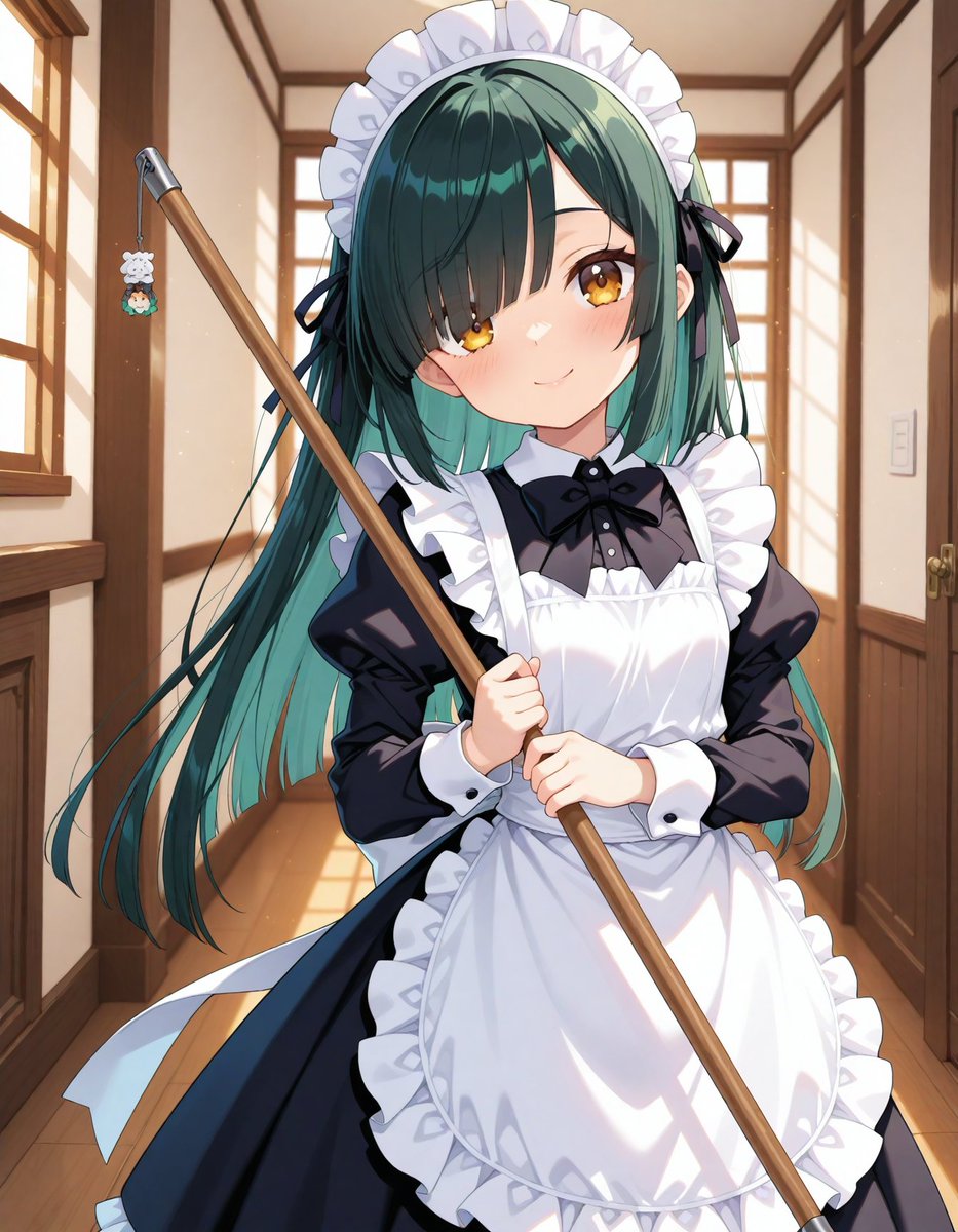 Caster__AI's tweet image. おはようございます！
本日も参加させていただきます✨
Aged Downしたメカクレぱっつんメイドさんです
#メイド服はセカイを救う