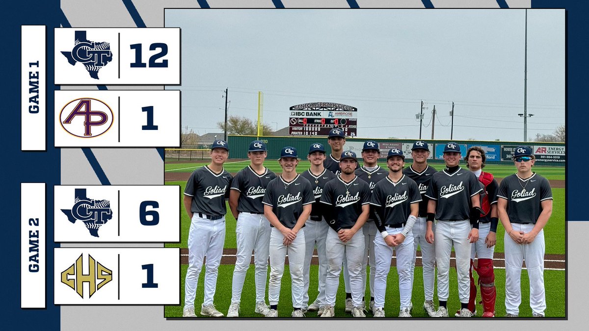 Goliad Tigers BSBL tweet media