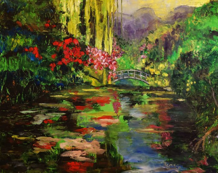 Art of the Day! "Lake Colors". Buy at: ArtPal.com/michaelhartste…