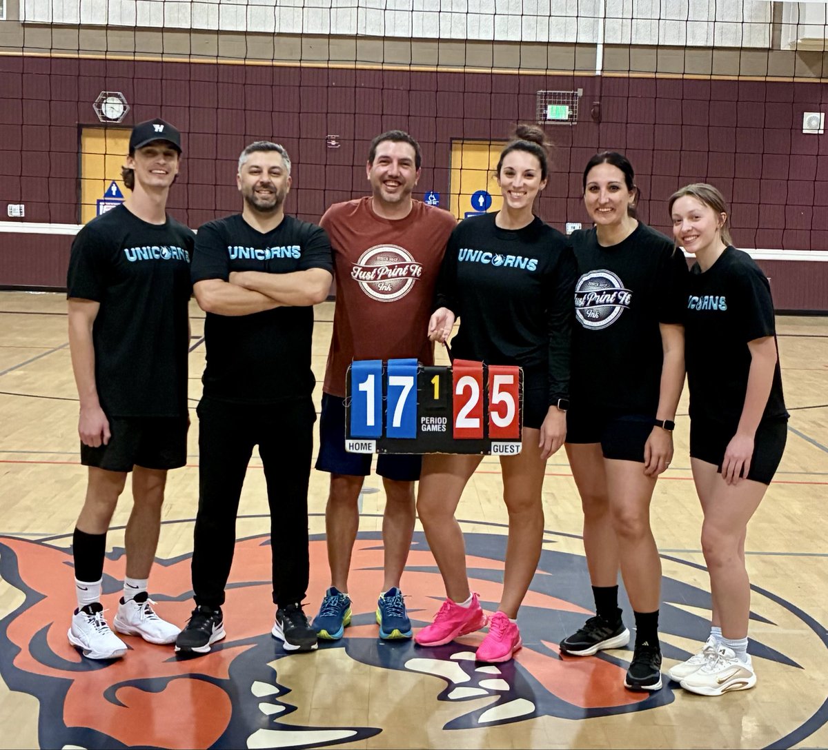 Congratulations to Unicorns for winning the Winter Wednesday Night Coed Adult Volleyball Rec Division Championship last night.