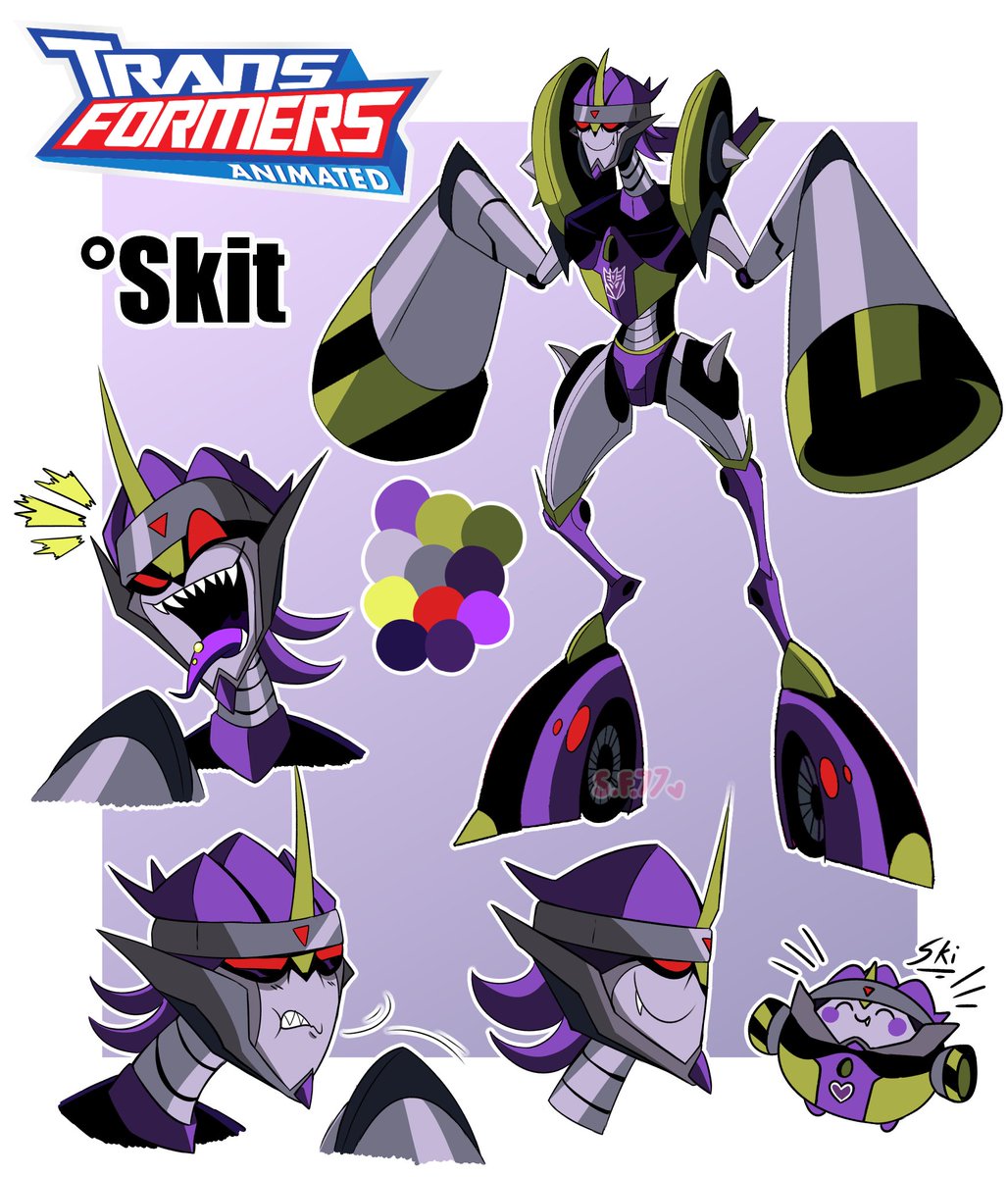 SylveonFrancy's tweet image. a new rookie appears!  and he's chaotic!

Skit : a new decenticon agent 😈

#lockdown #Transformers #maccadam #transformersoc #tfaoc #TFA #TransformersAnimated #ocart