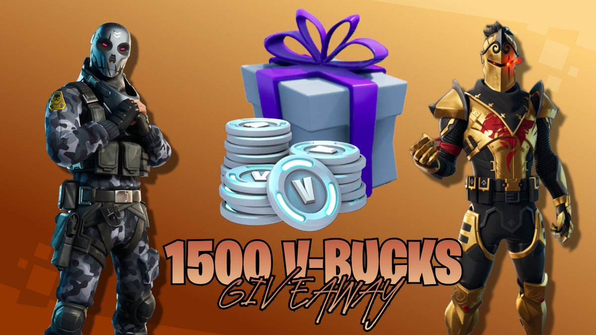 🎉 SORTEO SKIN (1500 V-BUCKS) 🎉
1 ganador — 1x Skin a elección (hasta 1500 V-Bucks) en Fortnite 🔥

Para participar:
— Sigue a <a href="/GuerreroEnd/">GuerreroEnd 🇳🇮</a>  y <a href="/thechenque/">thechenque</a> 
— Like ❤️ + RT 🔁
— Menciona a un amigo 👥

Termina en 48 hrs