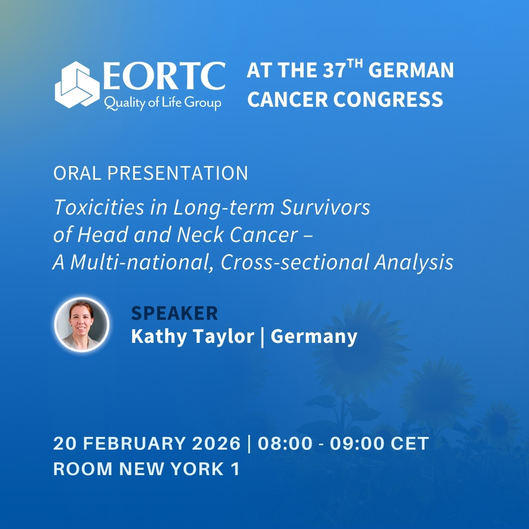 EORTC Quality of Life Group (QLG) tweet media