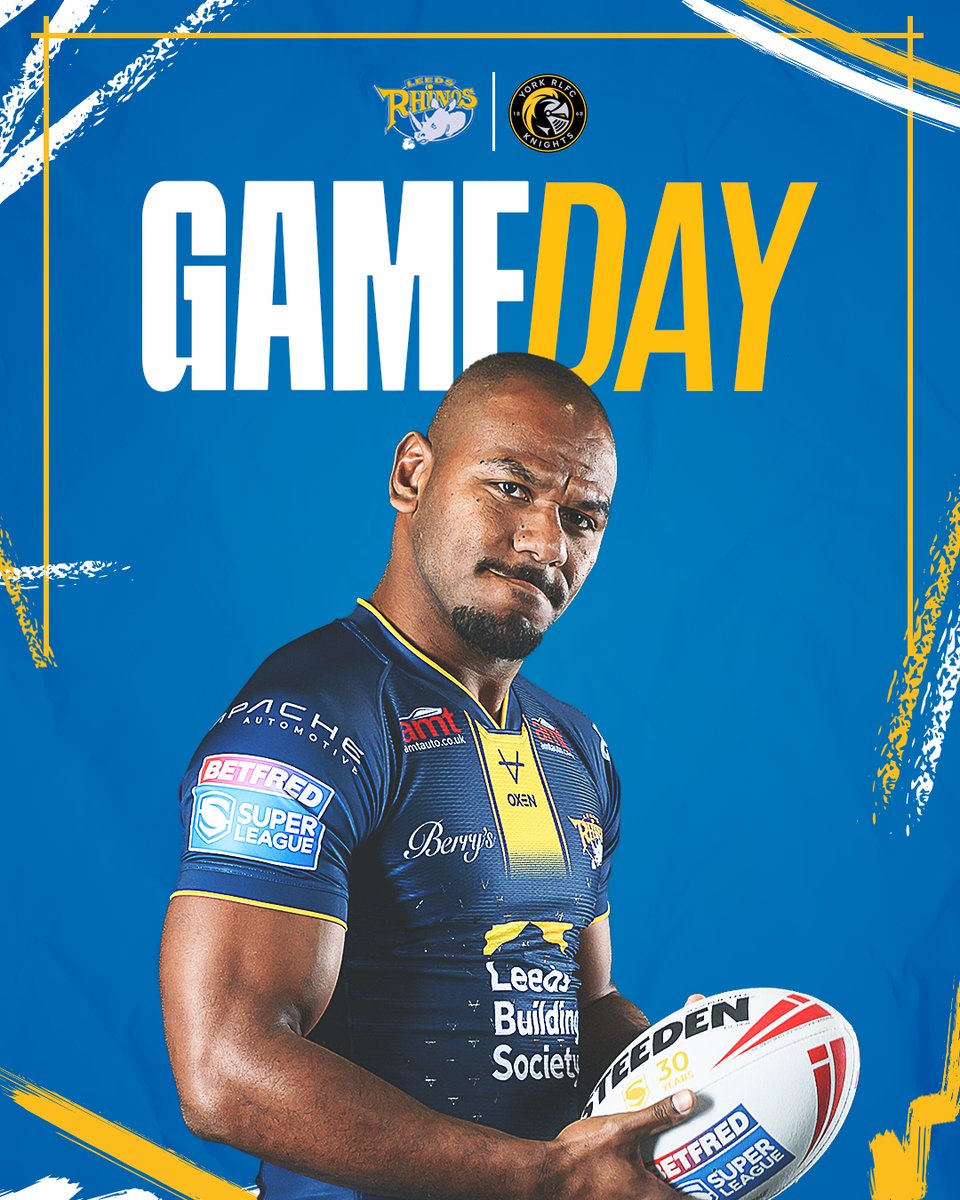 leedsrhinos's tweet photo. Back at the home of the Rhinos 🏟️🦏

🔑 5pm – Gates open
⏰ 8pm – Kick off

🎫 https://t.co/WFZHJeIgWC https://t.co/mftAlrQRj9