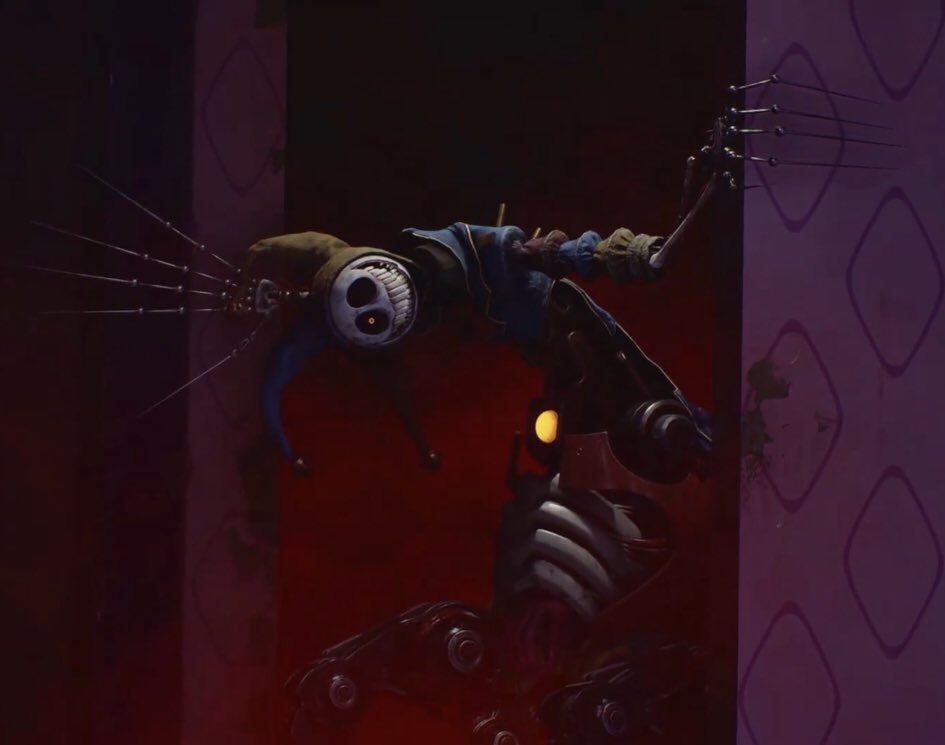 When you think about it. It makes sense why he’s a Jack in a box (minus the box). Because why would evil scientists give a prototype legs ? They need to make a toy that they can both control and easy to contain.  #PoppyPlaytime