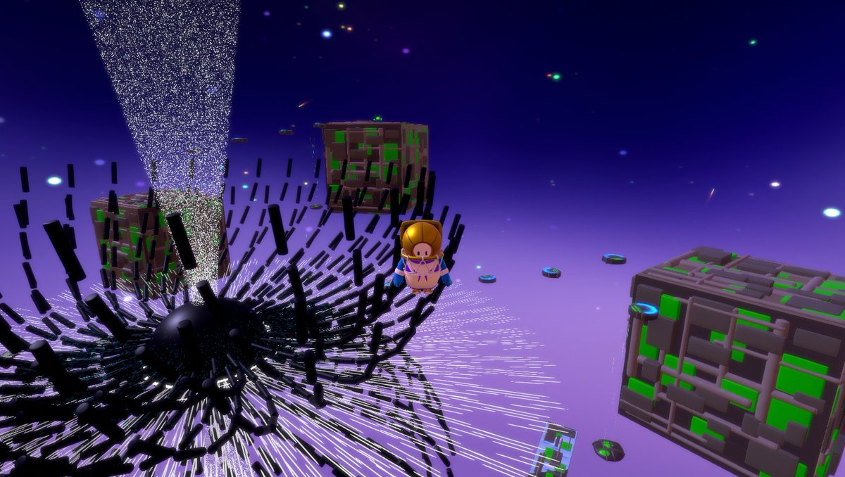 Star Trek: Singularity 4959-1788-9304 

Art Map with a challenge! 
Level can be fully looped!
8 Mins

"The Borg are building a transwarp conduit on the distant singularity XB17. You are sent to infiltrate and disconnect them from the hive mind."

#FallGuys #FallGuysCreative