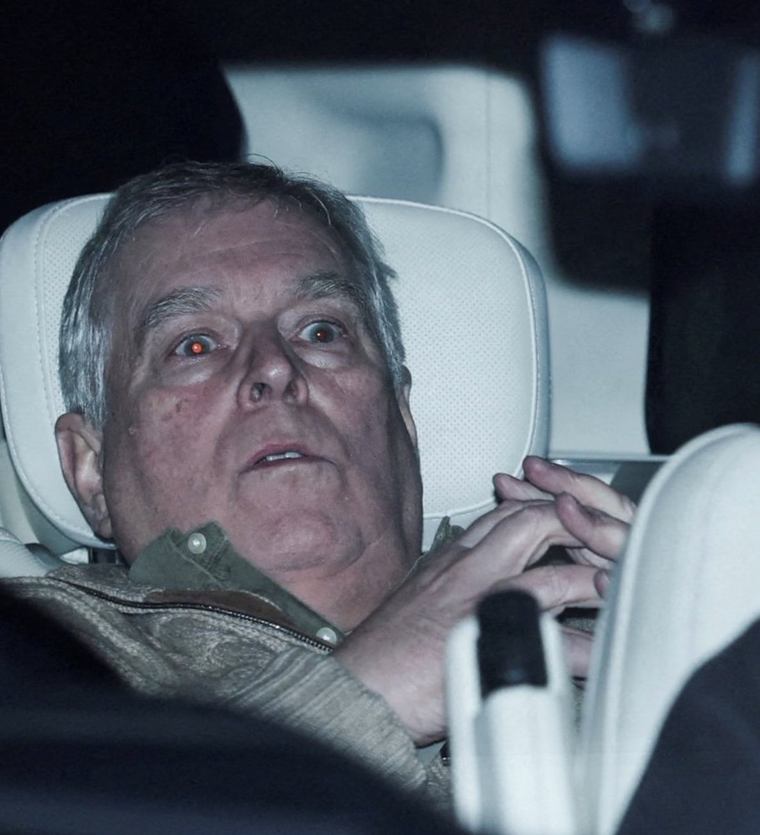 When your mom asks if you’re high right after the adrenochrome starts to kick in.