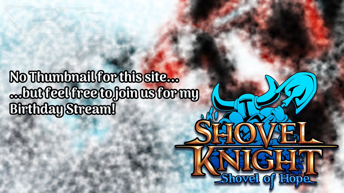 edgedrive_art's tweet photo. TOMORROW! Friday 20th, 2026!

Join me for my Birthday Stream, we will be playing: "Shovel Knight: Shovel of Hope"! This game is very special to me, and I have not played it in 5 years!

9 am PST || 12 pm EST, on Twitch!
#paperview https://t.co/RWFUI1ACSH